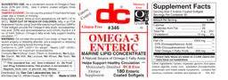 Label for Omega-3 Enteric