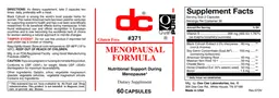 Label for Menopausal Formula