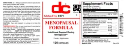 Label for Menopausal Formula