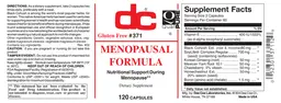 Label for Menopausal Formula