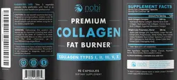 Label for Premium Collagen Fat Burner