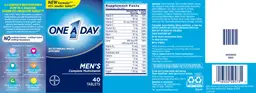 Label for Men's Complete Multivitamin