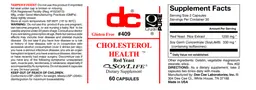 Label for Cholesterol Health