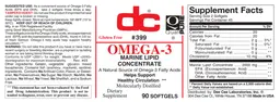 Label for Omega-3