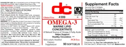 Label for Omega-3