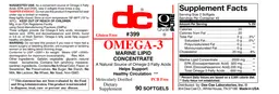 Label for Omega-3
