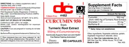 Label for Curcumin 950