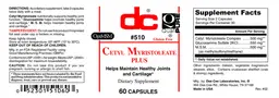 Label for Cetyl Myristoleate Plus