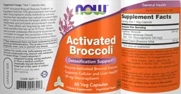 Label for Activated Broccoli