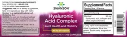 Label for Hyaluronic Acid Complex 83 mg
