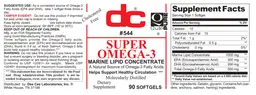 Label for Super Omega-3