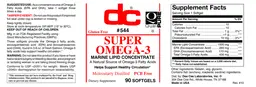 Label for Super Omega-3