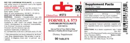 Label for Formula 573
