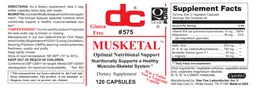 Label for Musketal