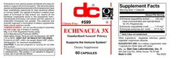 Label for Echinacea 3X