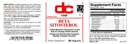 Label for Beta Sitosterol