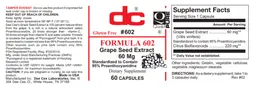 Label for Formula 602