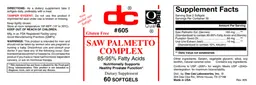Label for Saw Palmetto Complex