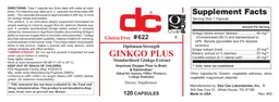 Label for Ginkgo Plus