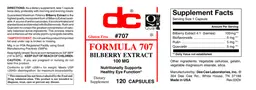 Label for Formula 707