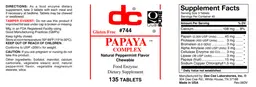 Label for Papaya Complex Natural Peppermint Flavor