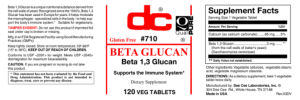 Label for Beta Glucan