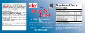 Label for Flex N' Joint