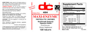 Label for Maxi-Enzyme