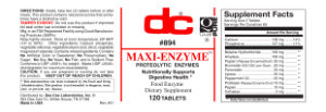 Label for Maxi-Enzyme