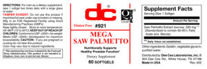 Mega Saw Palmetto