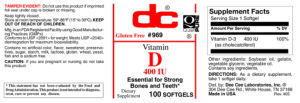 Vitamin D 400 IU