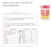 Label for Pure Cod Liver Oil