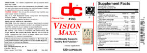 Label for Vision Maxx