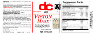 Label for Vision Maxx