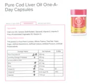 Label for Pure Cod Liver Oil