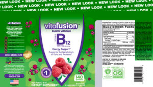Vitamin B12 1000 mcg Natural Raspberry F