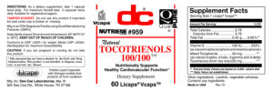 Tocotrienols 100/100