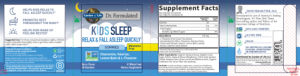 Kids Sleep Gummies Berry Flavor