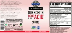 Quercetin Drop Uric Acid