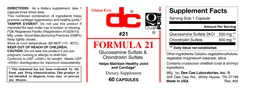 Label for Formula 21