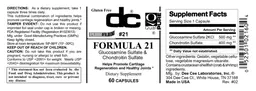 Label for Formula 21