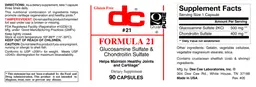 Label for Formula 21