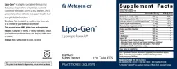 Label for Lipo-Gen