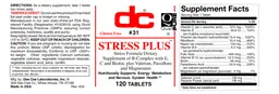 Label for Stress Plus