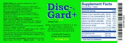 Label for Disc-Gard+
