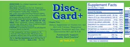 Label for Disc-Gard+