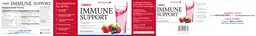 Label for Cardio Immune Support Berry Flavor
