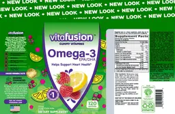 Label for Omega-3 EPA/DHA