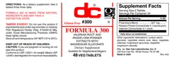 Label for Formula 300
