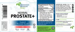 Label for Herbal Prostate+